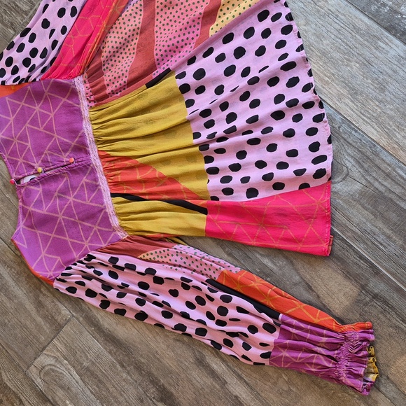 Bl^nk London x Anthropologie Miranda Eclectic Long Sleeve Top, XS - Picture 11 of 16